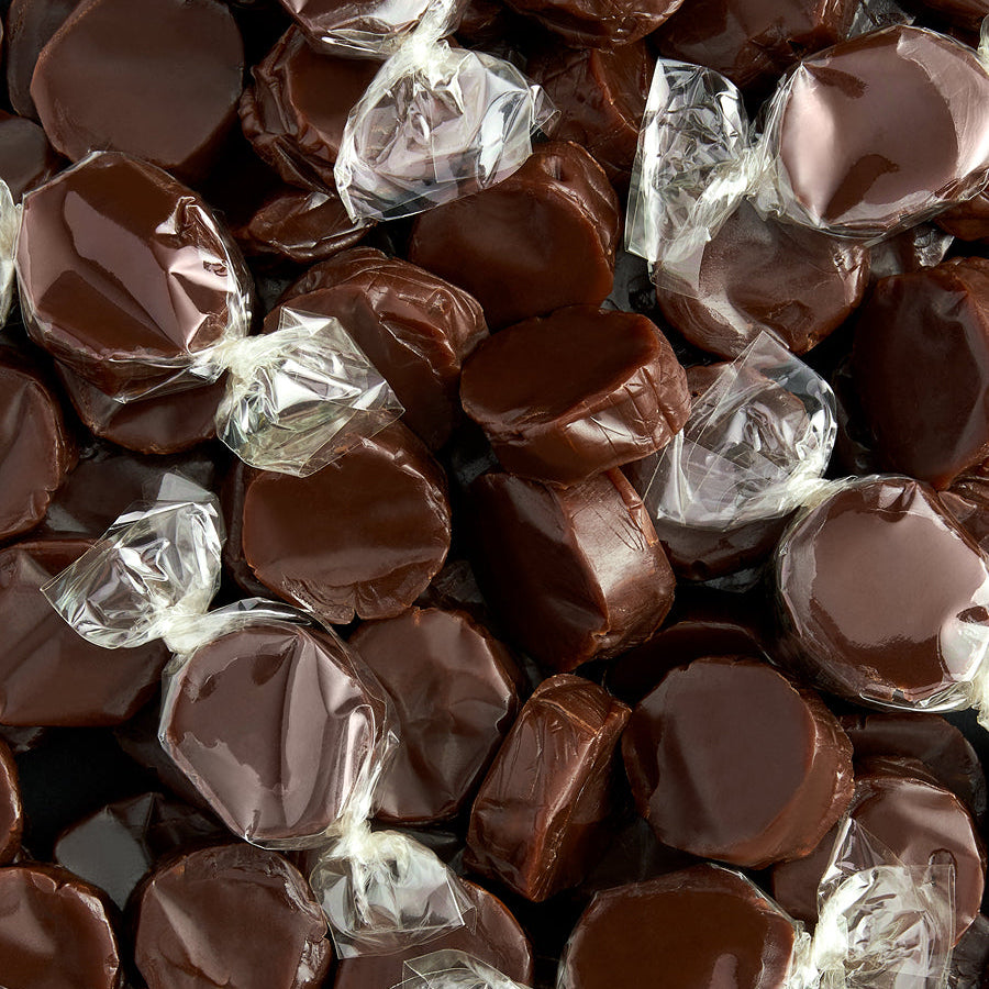 Klassiske chokoladekarameller i løs vægt
