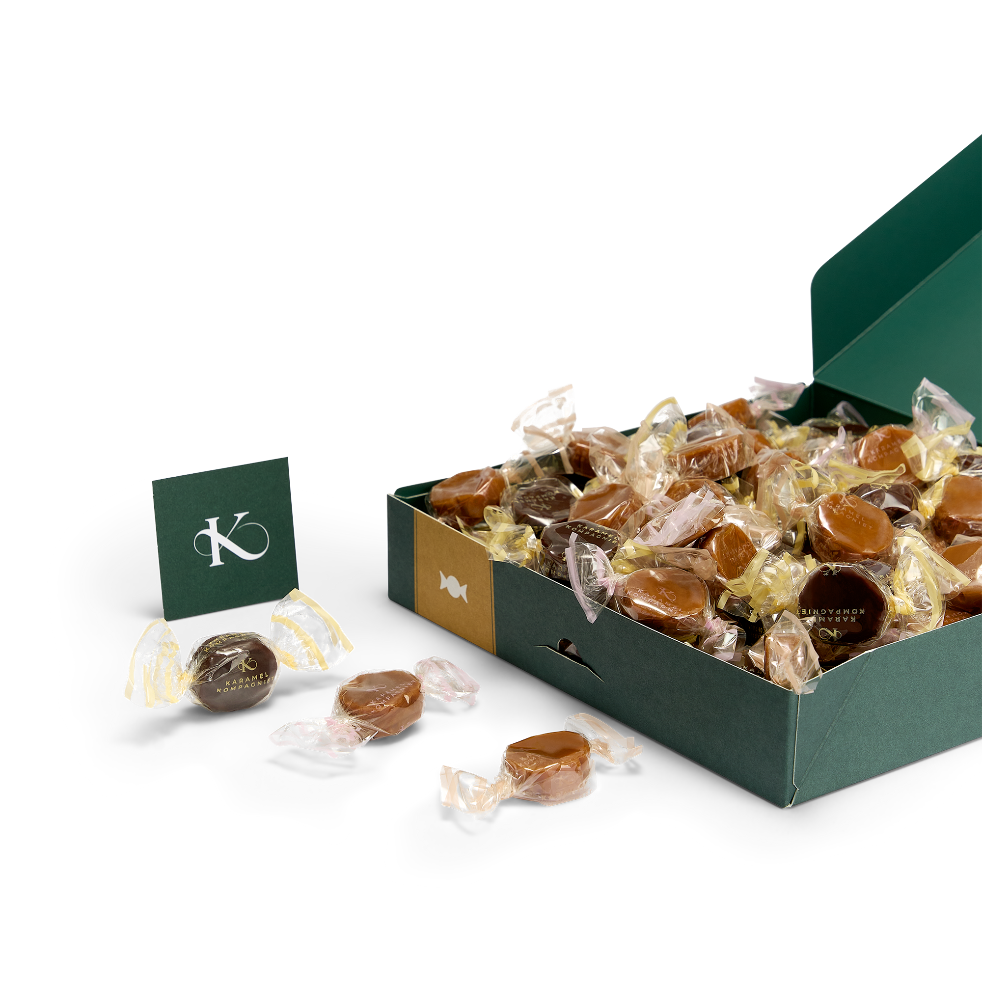 Bokul – Favorit Karamelblanding i Q2 æske der ligger ned